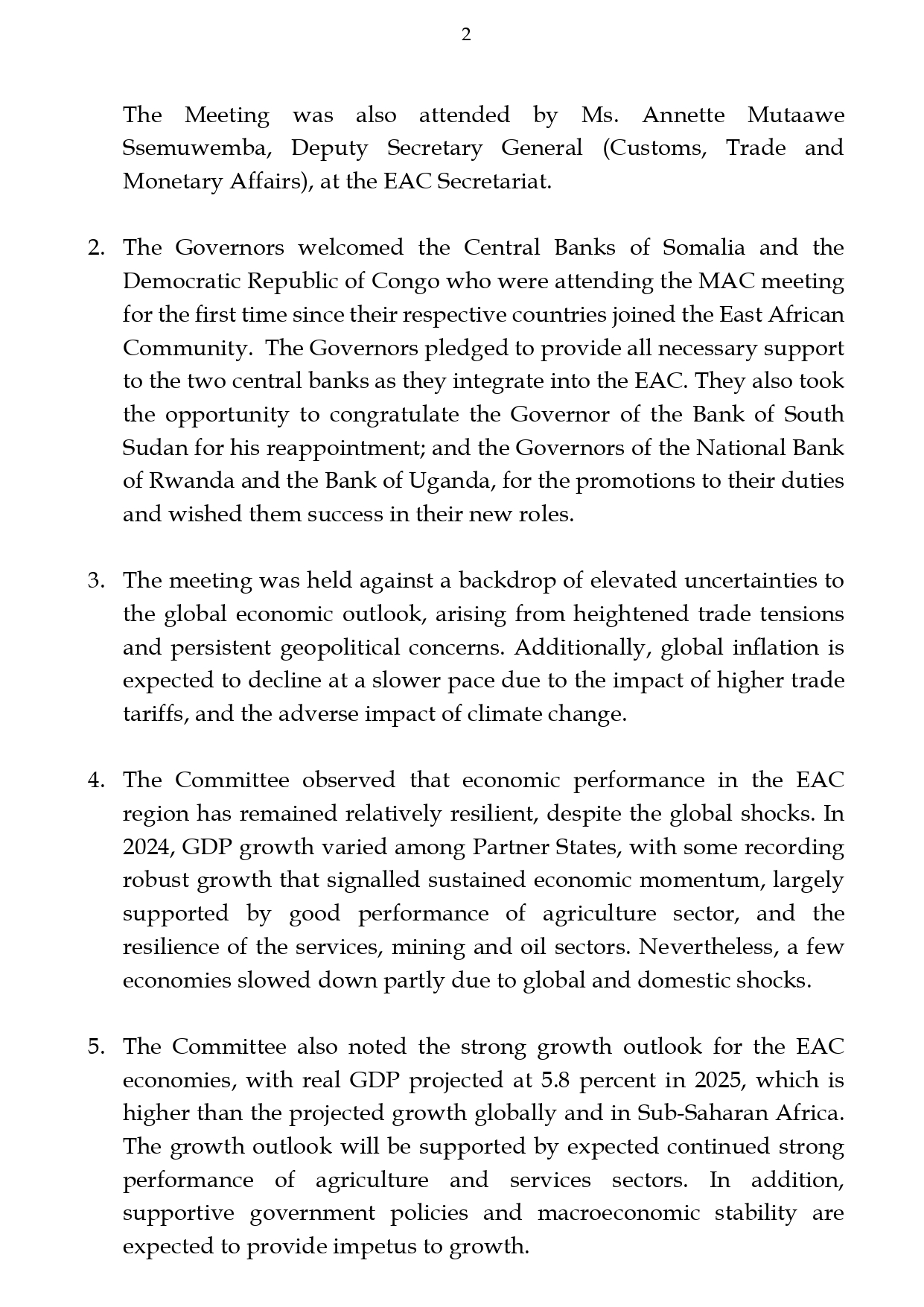 MAC Communiqué 9th May 2025 page 0002
