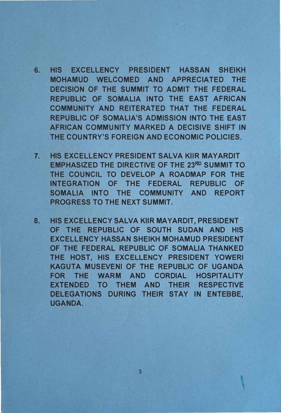 Communique on the Signing of the Treaty of Accession of the Federal Republic of Somalia to the Tre page 0004