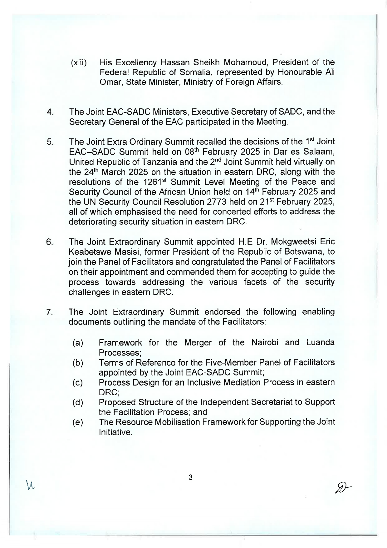 SADC EAC Communique page 0001