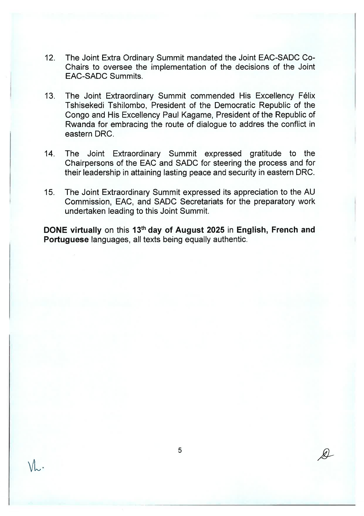 SADC EAC Communique page 0001