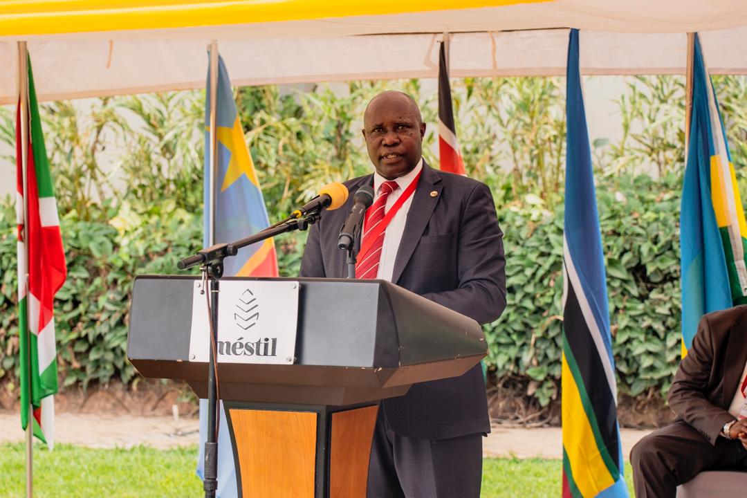 The Judge President of the East African Court of Justice, Justice Nestor Kayobera addresses participants during the closing ceremony of the 2nd Annual EACJ Judicial Conference in Kampala. 