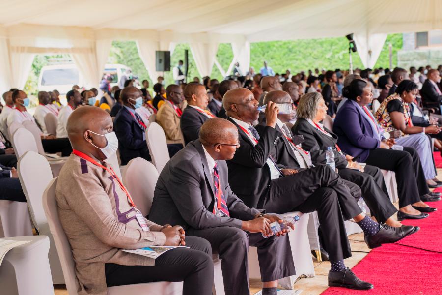 A section of Judges during the closing ceremony of the regional court’s 2nd Annual Judicial Conference in Kampala. 