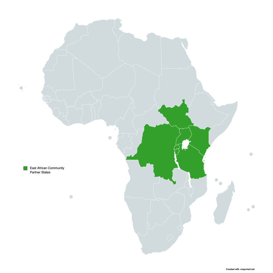 EAC Map. www.theexchange.africa