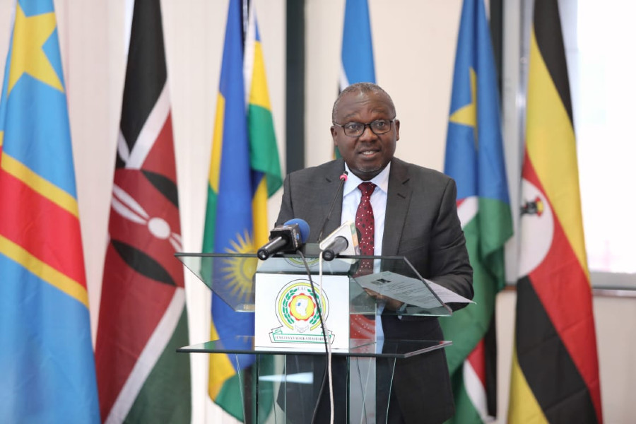 pr 10112022 02The Arusha Regional Commissioner, Mr. John Mongella, speaks during opening session of the 9th East Africa Internet Governance Forum at the EAC Headquarters in Arusha,Tanzania. Mr. Mongella represented Tanzania’s Minister for Information, Communication and Technology, Hon. Nape Moses Nnauye, at the forum. 