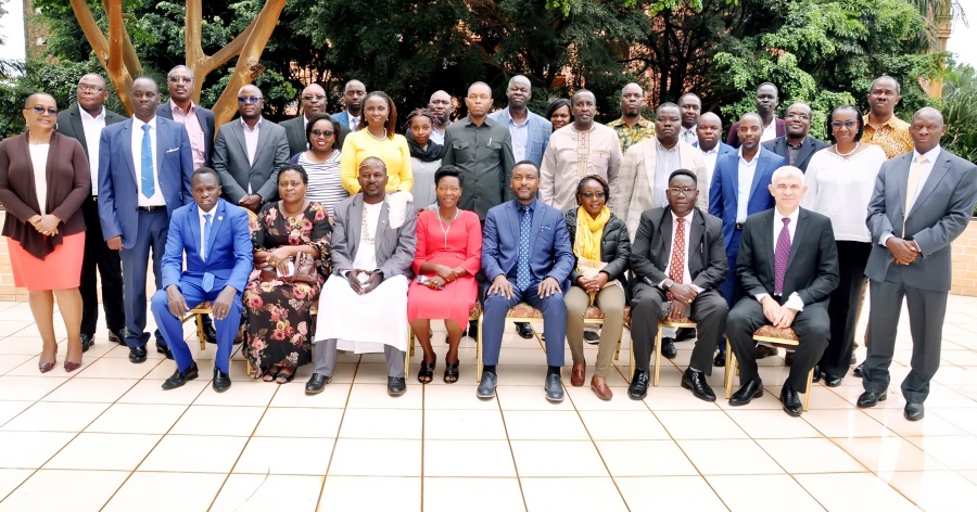 Delegates at the 1st EAC Regional Platform on Land held on Kampala from 17th - 18th August, 2022 in a group photo.