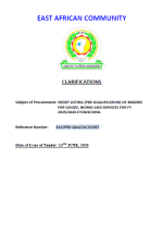 clariPNG Short-Listing (Pre-Qualification) of Bidders for Goods, Works and Services for FY2025/2025 - FY2029/2030