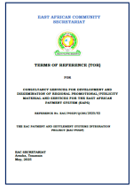 EAPCMATPNG Development and Dissemination of Regional Promotional/Publicity Material and Services for the East African Payment System (EAPS) 