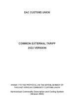 cet22c EAC Common External Tariff, 2022