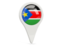 south sudan round pin icon 64