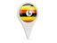 uganda round pin icon 64
