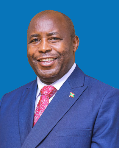 H.E President Evariste Ndayishimiye